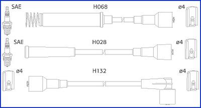 Hitachi 134217 - Set kablova za paljenje www.molydon.hr