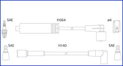 Hitachi 134239 - Set kablova za paljenje www.molydon.hr