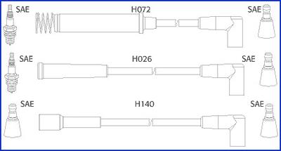 Hitachi 134225 - Set kablova za paljenje www.molydon.hr