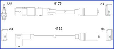 Hitachi 134817 - Set kablova za paljenje www.molydon.hr