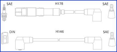 Hitachi 134755 - Set kablova za paljenje www.molydon.hr