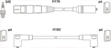 Hitachi 134766 - Set kablova za paljenje www.molydon.hr