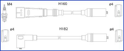 Hitachi 134706 - Set kablova za paljenje www.molydon.hr