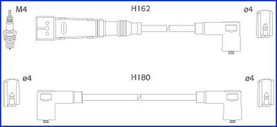 Hitachi 134715 - Set kablova za paljenje www.molydon.hr