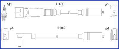 Hitachi 134717 - Set kablova za paljenje www.molydon.hr
