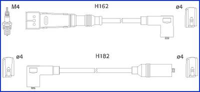 Hitachi 134785 - Set kablova za paljenje www.molydon.hr