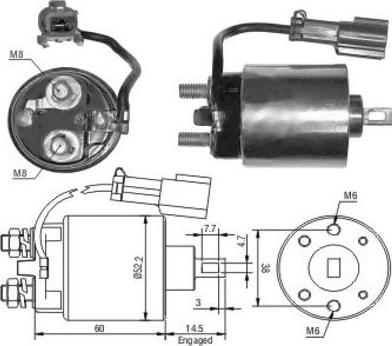 Hoffer 46091 - Elektromagnetni Prekidač, starter www.molydon.hr