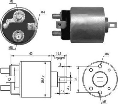 Hoffer 46092 - Elektromagnetni Prekidač, starter www.molydon.hr