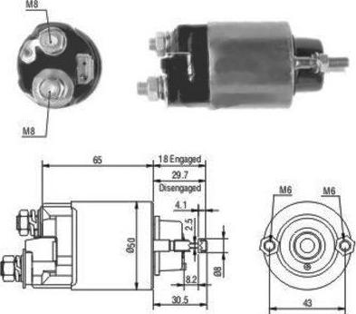 Hoffer 46097 - Elektromagnetni Prekidač, starter www.molydon.hr