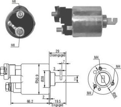 Hoffer 46052 - Elektromagnetni Prekidač, starter www.molydon.hr