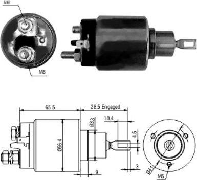 Hoffer 46068 - Elektromagnetni Prekidač, starter www.molydon.hr