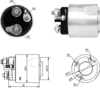 Hoffer 46062 - Elektromagnetni Prekidač, starter www.molydon.hr