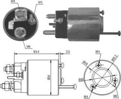 Hoffer 46018 - Elektromagnetni Prekidač, starter www.molydon.hr