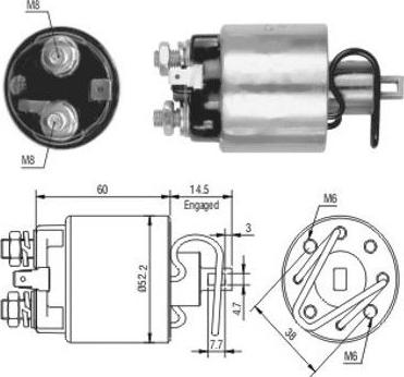 Hoffer 46089 - Elektromagnetni Prekidač, starter www.molydon.hr