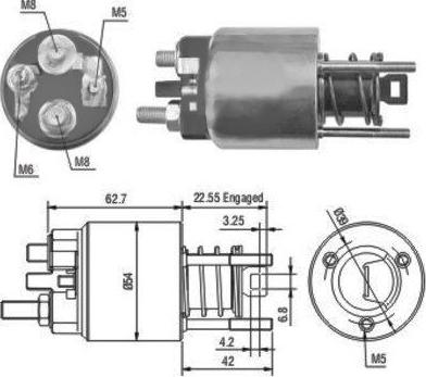 Hoffer 46080 - Elektromagnetni Prekidač, starter www.molydon.hr