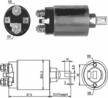 Hoffer 46026 - Elektromagnetni Prekidač, starter www.molydon.hr