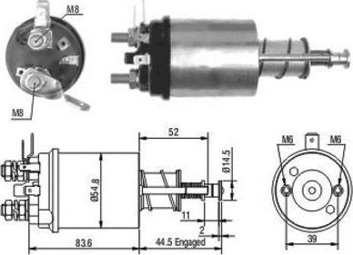 Hoffer 46021 - Elektromagnetni Prekidač, starter www.molydon.hr