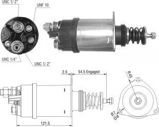 Hoffer 46195 - Elektromagnetni Prekidač, starter www.molydon.hr