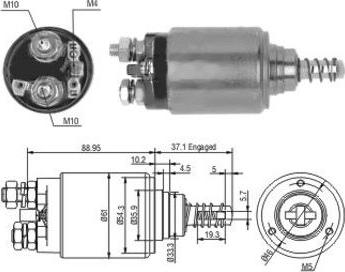 Hoffer 46191 - Elektromagnetni Prekidač, starter www.molydon.hr