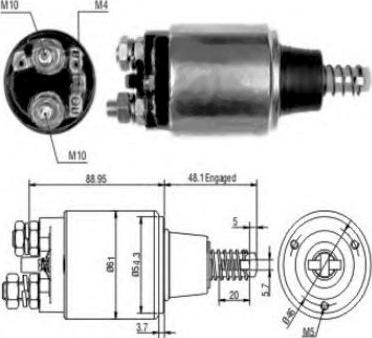 Hoffer 46193 - Elektromagnetni Prekidač, starter www.molydon.hr