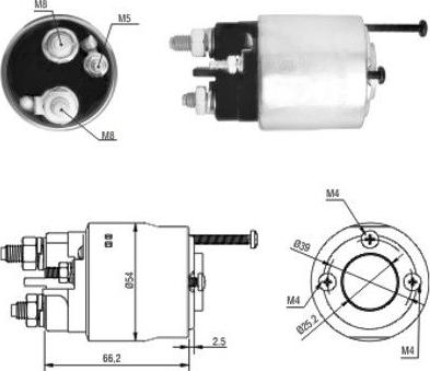 Hoffer 46147 - Elektromagnetni Prekidač, starter www.molydon.hr