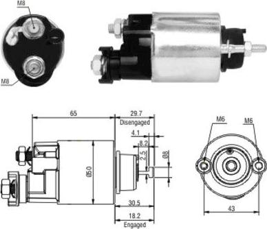 Hoffer 46163 - Elektromagnetni Prekidač, starter www.molydon.hr