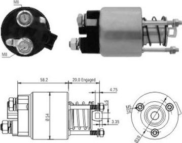 Hoffer 46101 - Elektromagnetni Prekidač, starter www.molydon.hr