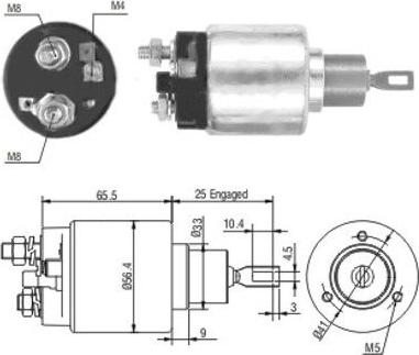 Hoffer 46108 - Elektromagnetni Prekidač, starter www.molydon.hr