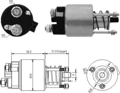 Hoffer 46102 - Elektromagnetni Prekidač, starter www.molydon.hr