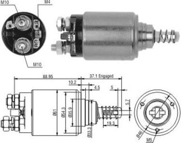 Hoffer 46116 - Elektromagnetni Prekidač, starter www.molydon.hr