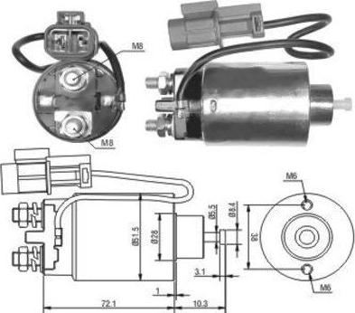 Hoffer 46180 - Elektromagnetni Prekidač, starter www.molydon.hr