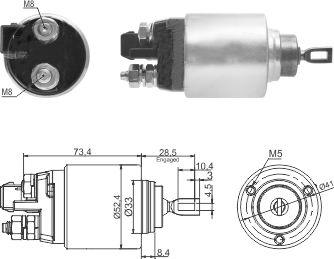 Hoffer 46309 - Elektromagnetni Prekidač, starter www.molydon.hr