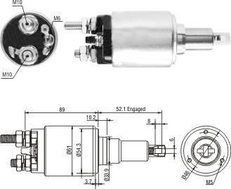 Hoffer 46302 - Elektromagnetni Prekidač, starter www.molydon.hr