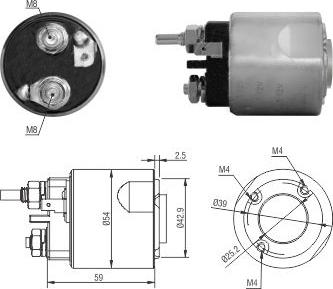 Hoffer 6646310 - Elektromagnetni Prekidač, starter www.molydon.hr