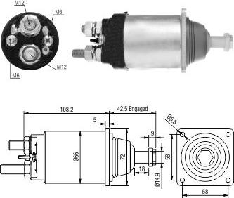 Hoffer 46254 - Elektromagnetni Prekidač, starter www.molydon.hr