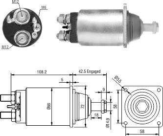 Hoffer 6646251 - Elektromagnetni Prekidač, starter www.molydon.hr