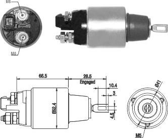 Hoffer 46265 - Elektromagnetni Prekidač, starter www.molydon.hr