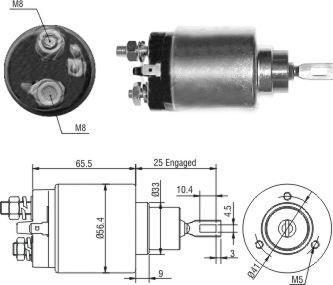 Hoffer 46201 - Elektromagnetni Prekidač, starter www.molydon.hr