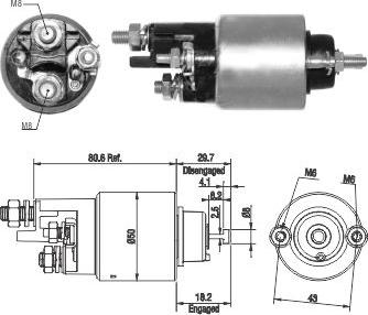 Hoffer 46283 - Elektromagnetni Prekidač, starter www.molydon.hr