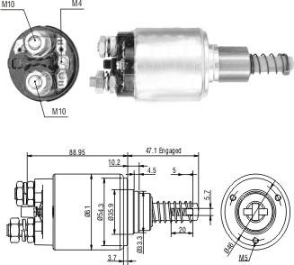 Hoffer 46239 - Elektromagnetni Prekidač, starter www.molydon.hr