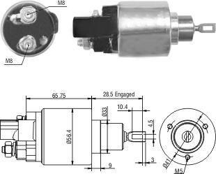 Hoffer 46279 - Elektromagnetni Prekidač, starter www.molydon.hr