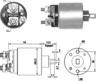 Hoffer 46274 - Elektromagnetni Prekidač, starter www.molydon.hr