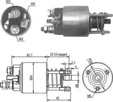 Hoffer 6646049 - Elektromagnetni Prekidač, starter www.molydon.hr