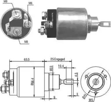 Hoffer 6646042 - Elektromagnetni Prekidač, starter www.molydon.hr