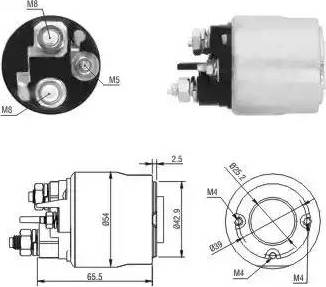 Hoffer 6646017 - Elektromagnetni Prekidač, starter www.molydon.hr