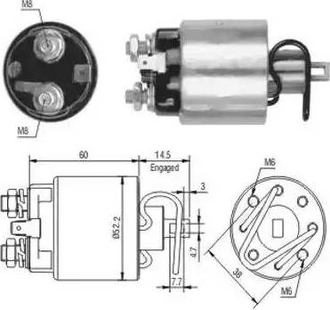 Hoffer 6646089 - Elektromagnetni Prekidač, starter www.molydon.hr