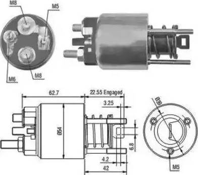 Hoffer 6646080 - Elektromagnetni Prekidač, starter www.molydon.hr