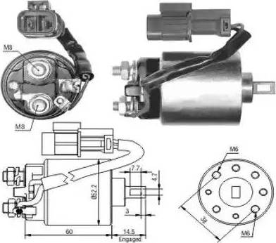 Hoffer 6646088 - Elektromagnetni Prekidač, starter www.molydon.hr