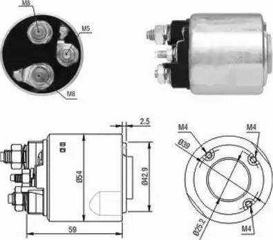 Hoffer 6646148 - Elektromagnetni Prekidač, starter www.molydon.hr