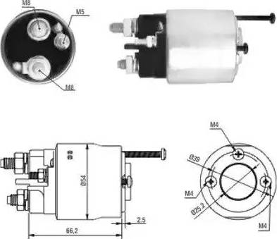 Hoffer 6646147 - Elektromagnetni Prekidač, starter www.molydon.hr